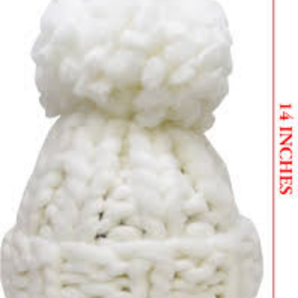 BIG YARN POM BEANIE